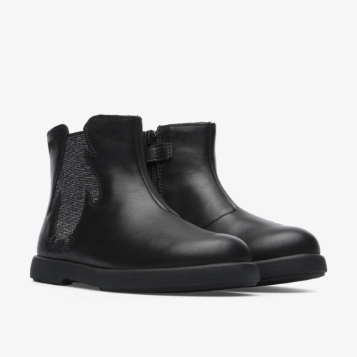 Camper Duet Kids Chelsea Boots US-57504 Black Sale USA